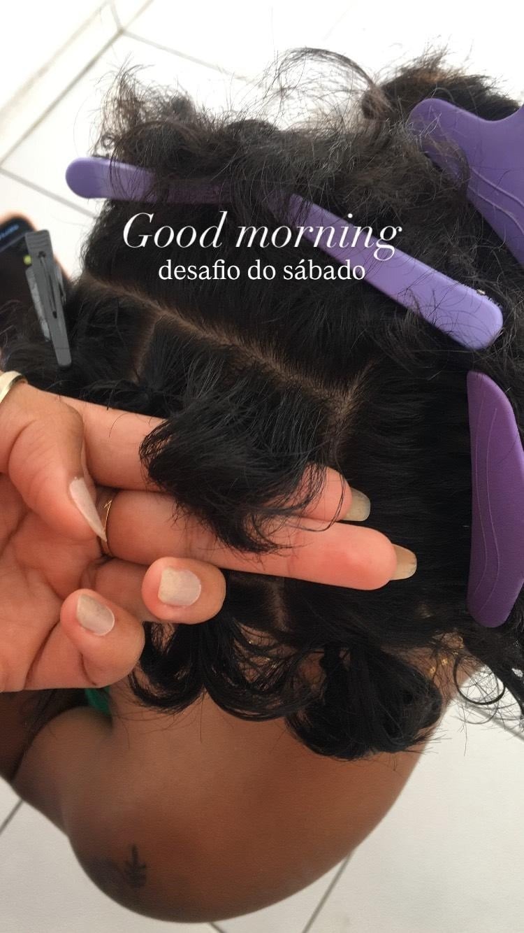 Registro de bastidores do Studio Maria Braids